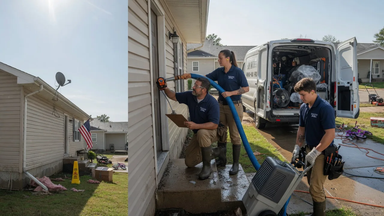 Ceiling Water Damage Restoration in Elton, LA near me